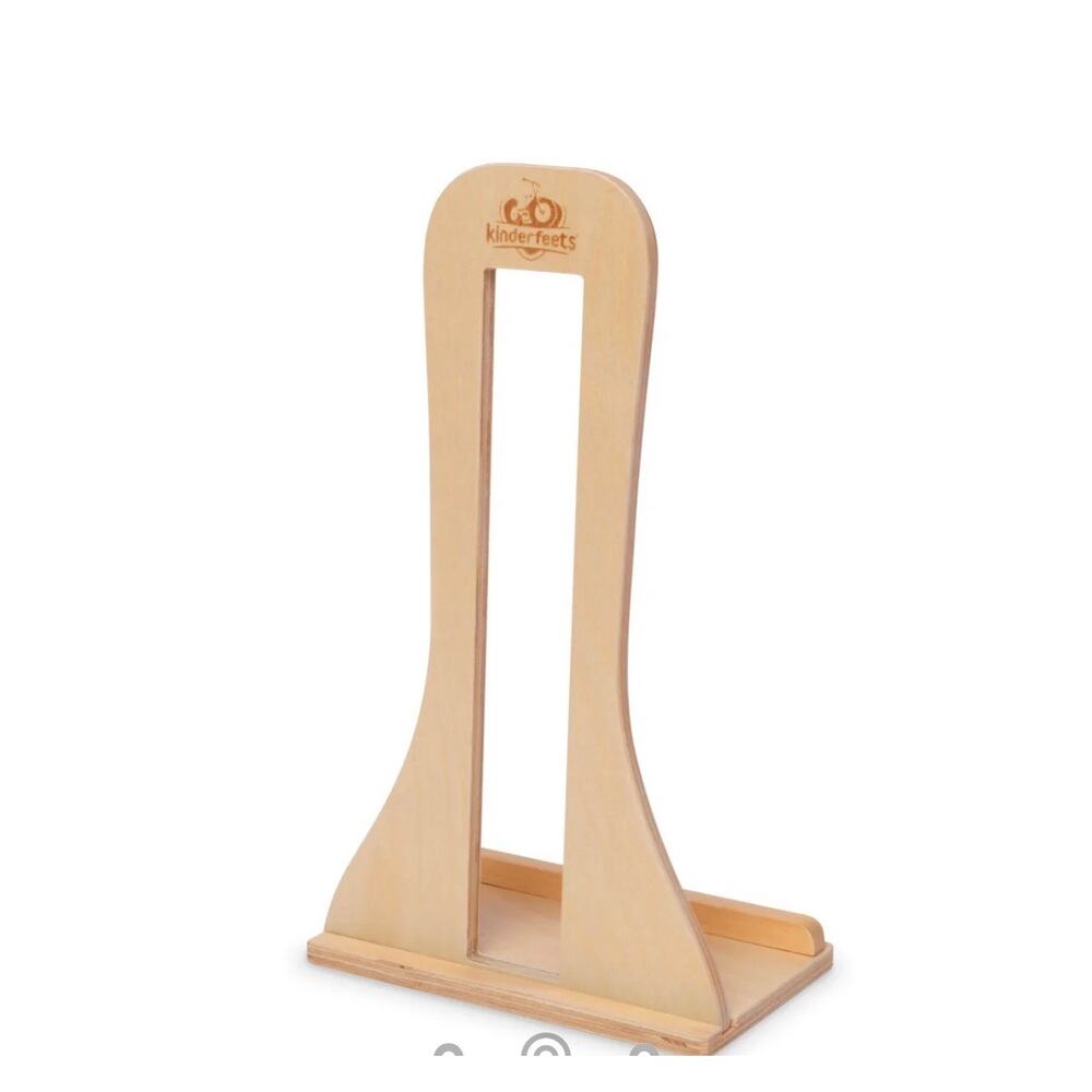 NEW Kinderfeets Wooden Balance Bike Stand, NWT